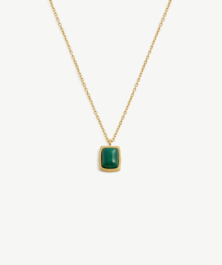 Holiday Gemstone Pendant Necklace | MaiaMina