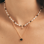 Molten Gemstone Pendant Necklace | MaiaMina