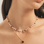 Molten Gemstone Pendant Necklace | MaiaMina