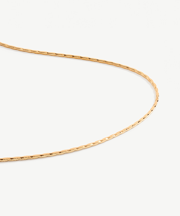 Square Snake Chain Necklace | MaiaMina
