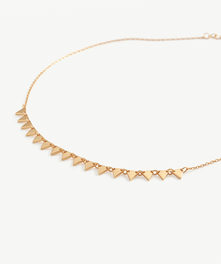 Triangle Chain Necklace | MaiaMina